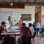 A presentation about design principles and local materials